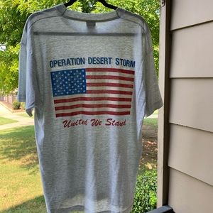 Operation desert storm vintage flag single stitch